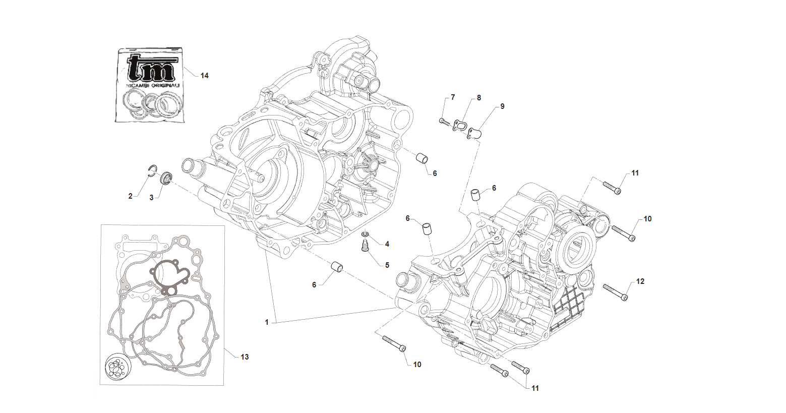 4T 250 FI MX DE 2010 A 2014 - MOTOR - CARTER MOTOR